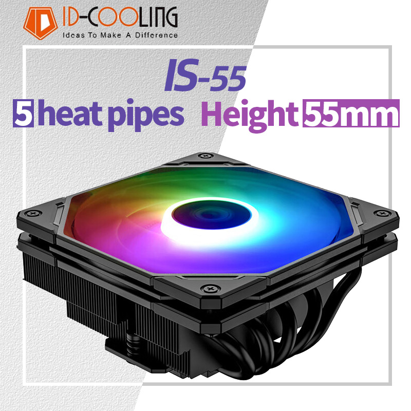 Cpu Heatsink - ID-COOLING Radiator pendingin udara, pipa panas