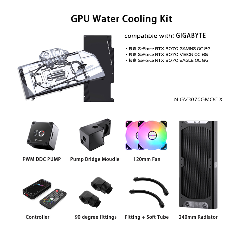 Kit Pendingin Air Granzon Gold - Gpu Cooler ulasan dan harga