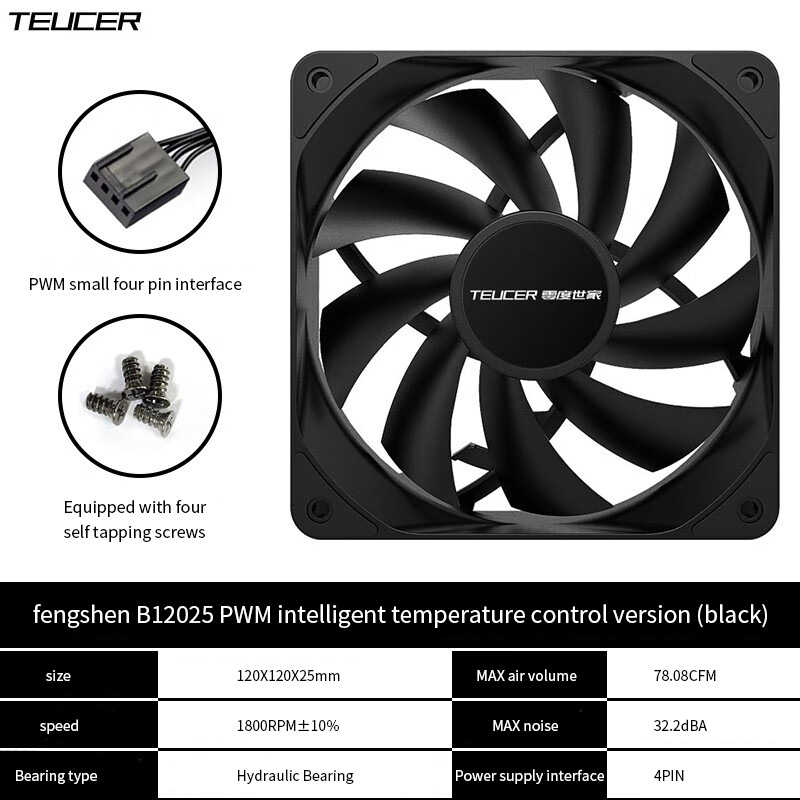 Kipas Casing Komputer PC TEUCE - Gpu Cooler ulasan dan harga
