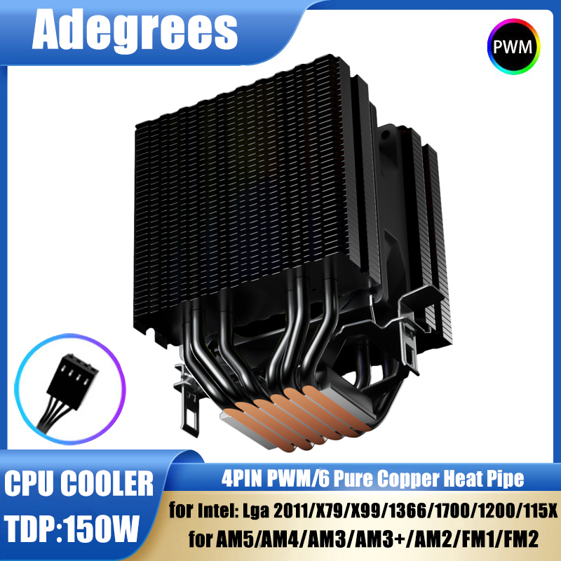 Pendingin Udara CPU 6 Heat Pip - Air Cooler Cpu ulasan dan harga