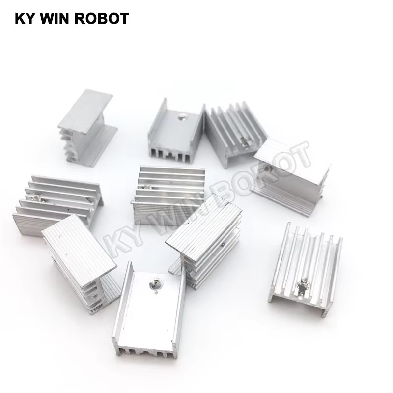 10 Buah Aluminium TO-220 Heats - Heatsink ulasan dan harga